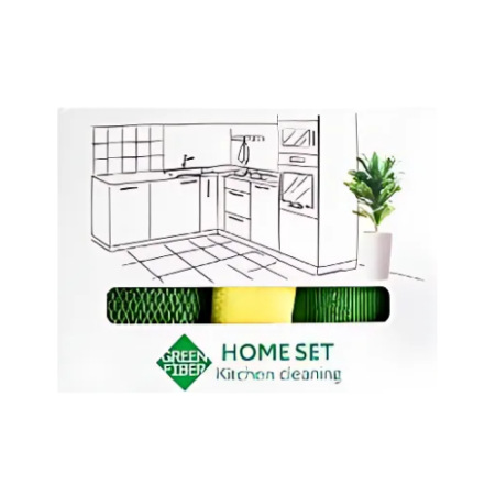 KIT PARA EL HOGAR LIMPIEZA DE COCINAS GREEN FIBER HOME SET KITCHEN CLEANING